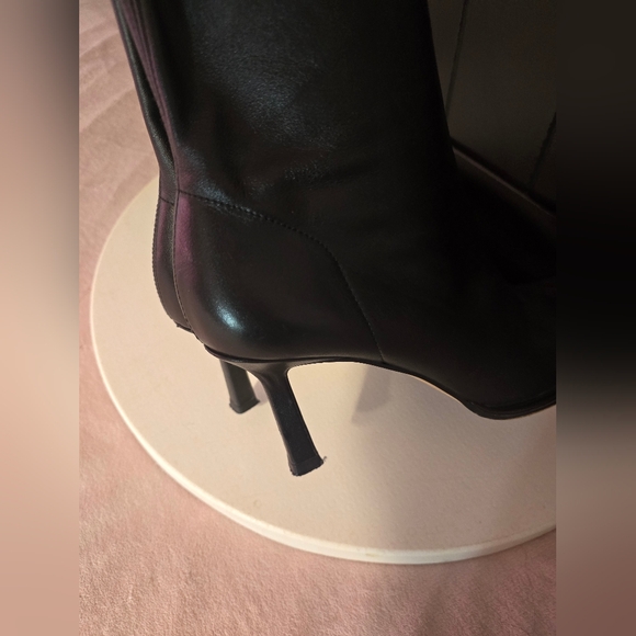 19 - Zara Black Over the Knee Boots - Picture 8 of 10